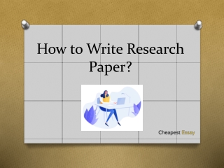 How to write research paper?