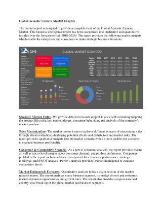 Global Acoustic Camera Market