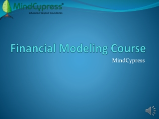 MindCypress - Financial Modeling Course (Market Analysis)