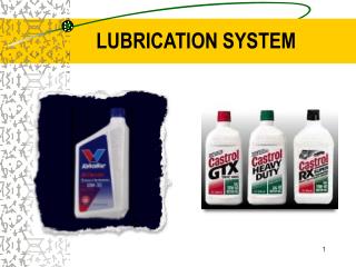 LUBRICATION SYSTEM