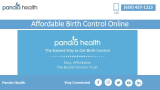 Affordable Birth Control Online