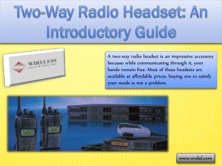 Two-Way Radio Headset: An Introductory Guide