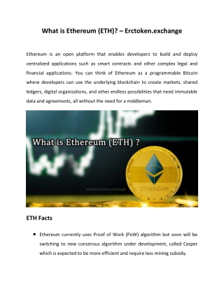 What is Ethereum (ETH)? – Erctoken.exchange