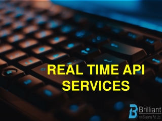 REAL TIME API SERVICES