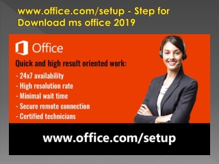 www.office.com/setup - Step for Download ms office 2019