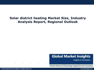 Solar district heating Market Size, Industry Analysis Report, Regional Outlook