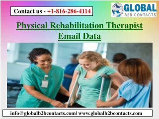Physical Rehabilitation Therapist Email Data