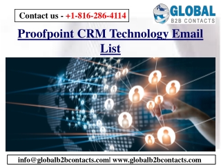 Proofpoint CRM Technology Email List