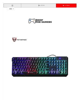 MOTOSPEED K70 104 Keys USB Wired Keyboard