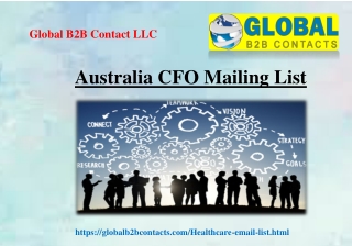 Australia CFO Mailing List