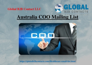 Australia COO Mailing List