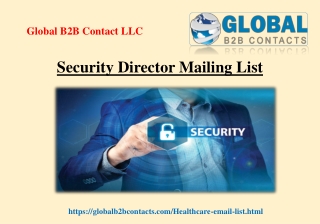 Security Director Mailing List