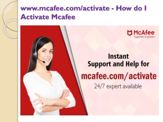 www.mcafee.com/activate - How do I Activate Mcafee