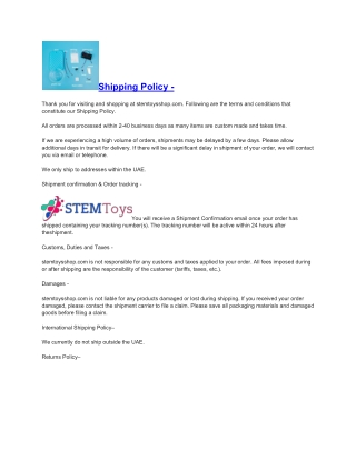 Stem toys