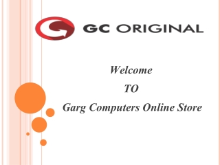 Buy Online Best Quality Cartridge Parts |Garg computers