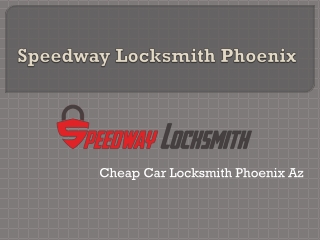 Car key locksmith phoenix