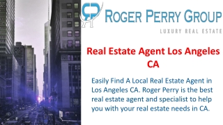 Real Estate Agent Los Angeles CA