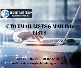 CTO Email Lists & Mailing Lists | Chief Technology Officer Email Lists in USA