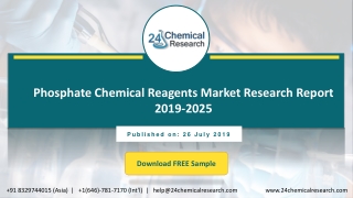 Phosphate Chemical Reagents Market Research Report 2019 2025