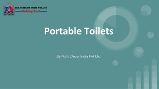 Portable Toilets