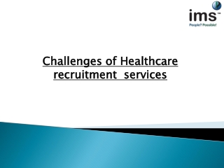 Challenges of Healthcare recruitment services