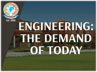 Best Engineering College in Haryana - The Demand Of Today