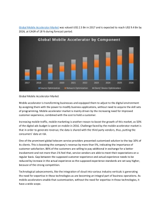 Global Mobile Accelerator Market