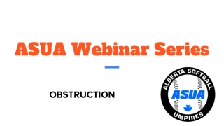 ASUA Webinar Series