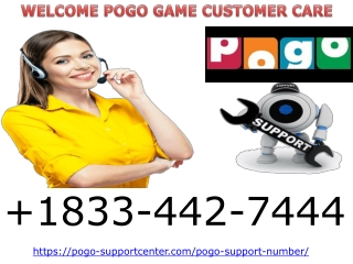 1833-442-7444 Pogo Game Online Support Phone Number