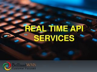 REAL TIME API SERVICES