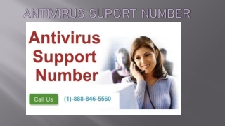 Antivirus Support Number