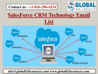 SalesForce CRM Technology Email List