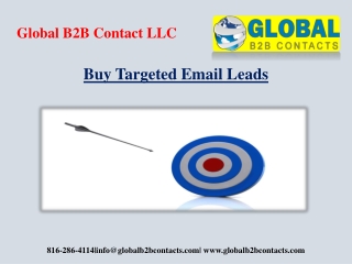 Buy Targeted Email Leads