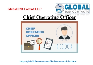 Chief Operating Officer