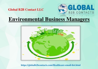 Environmental Business Managers