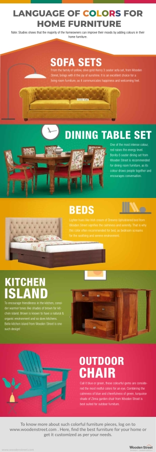 LANGUAGE OF COLORS FOR HOME FURNITURE