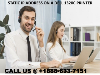 Set Static IP Address on a Dell 1320C Printer