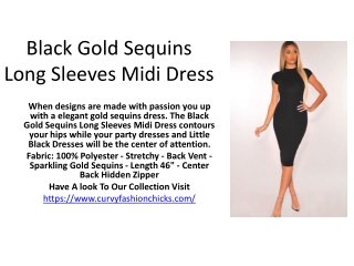 Sequin Dresses | Curvyfashionchicks