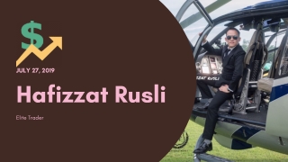 Hafizzat Rusli: The Man Behind Your Success