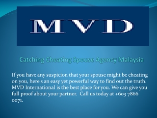 Catching Cheating Spouse Agency Malaysia