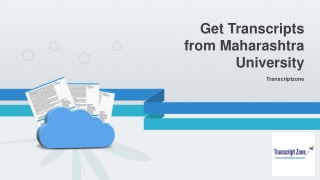 Transcripts from Maharashtra University