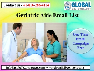 Geriatric Aide Email List