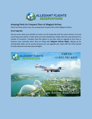 Fly with Allegiant Airlines flights