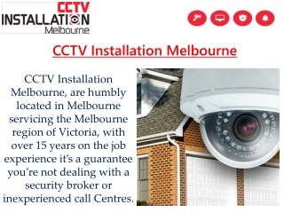 CCTV surveillance system | CCTV Installation Melbourne
