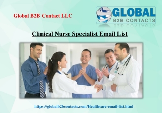 Clinical Nurse Specialist Email List