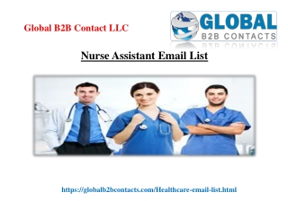 Nurse Assistant Email List