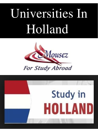 Universities In Holland