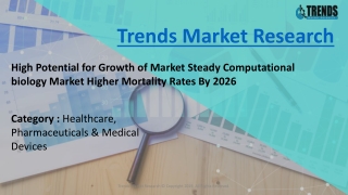 High Potential for Growth of Market Steady Computational biology Market Higher Mortality Rates By 2026