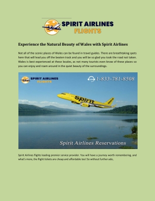 Experience the Natural Beauty of Wales with Spirit Airlines