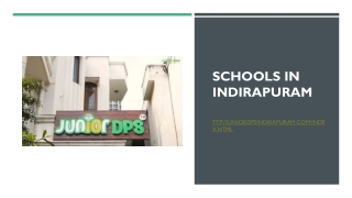 Schools in Indirapuram